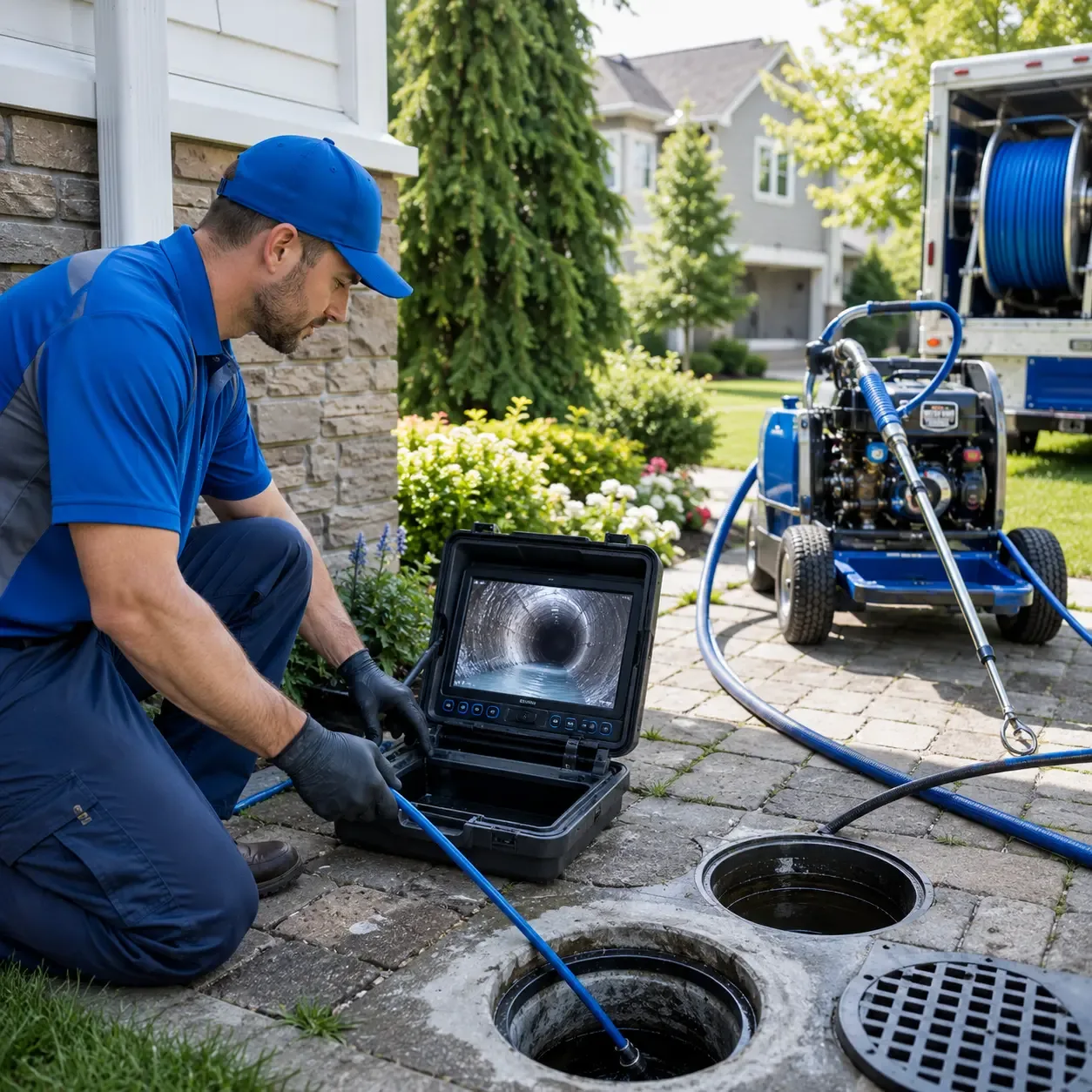 Outdoor drain cleaning professionals serving Glenwood, IN